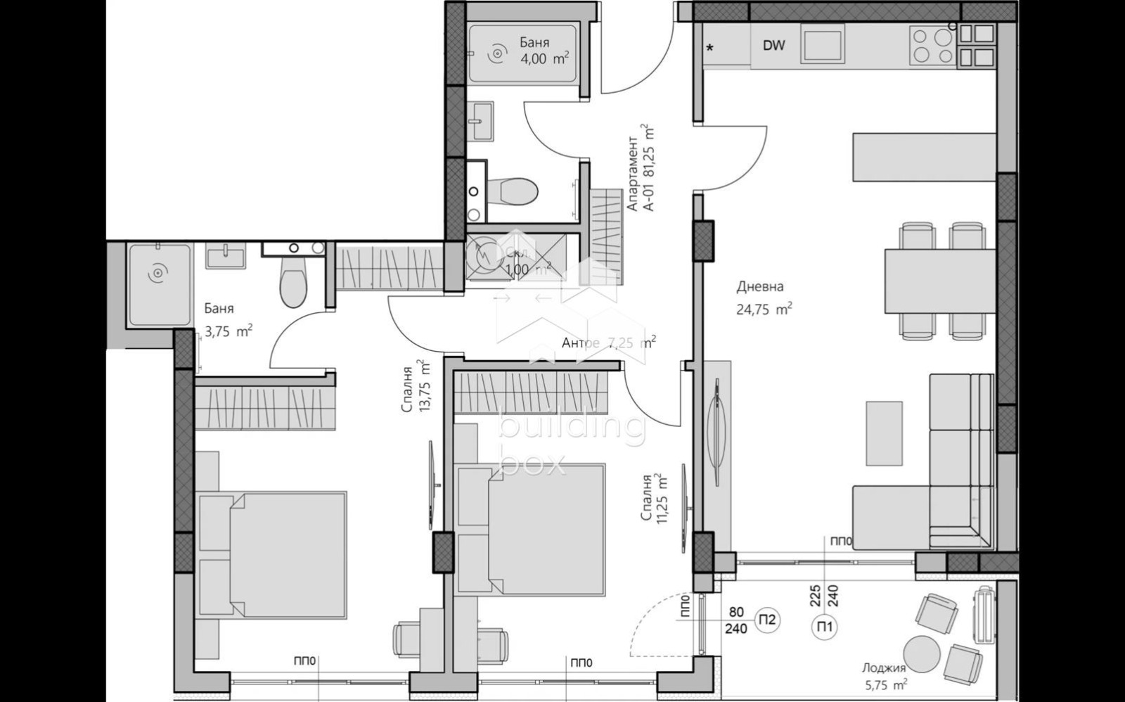 Продава 3-СТАЕН, гр. Пловдив, Христо Смирненски, снимка 2 - Апартаменти - 54560529