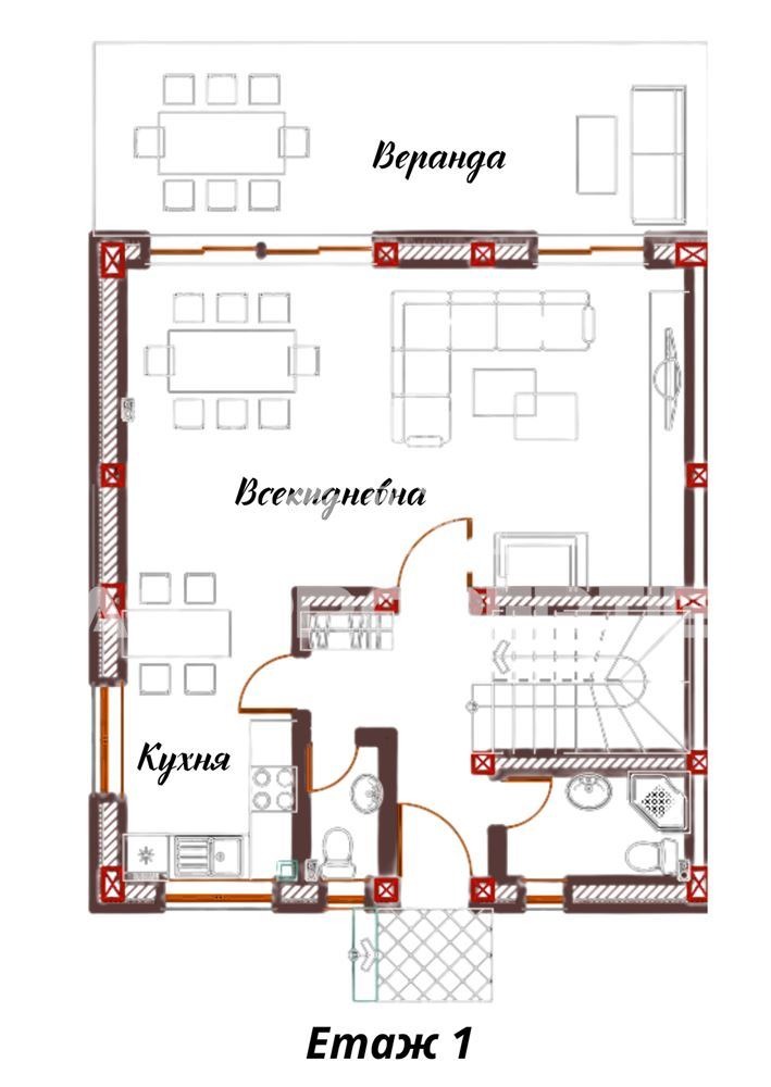 Продается  Дом область София , Костинброд , 180 кв.м | 96892601 - изображение [3]