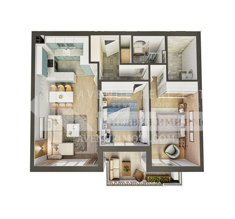 For Sale  2 bedroom Plovdiv , Trakiya , 110 sq.m | 22168950 - image [3]