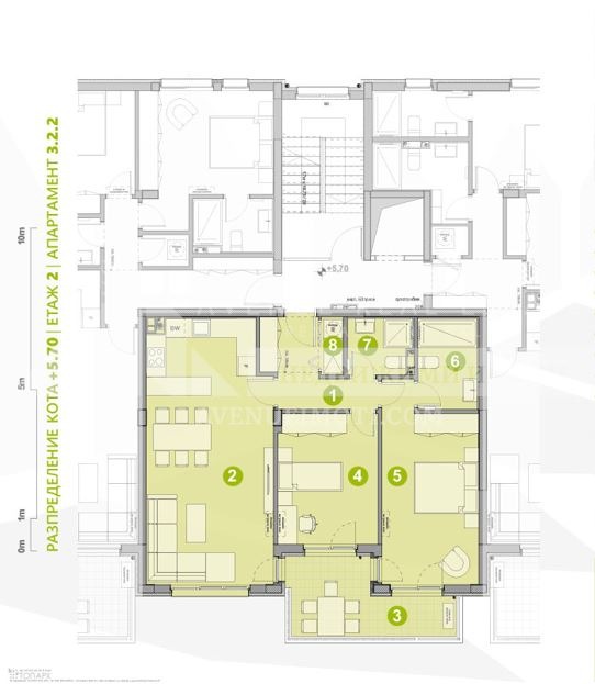 For Sale  2 bedroom Plovdiv , Trakiya , 110 sq.m | 22168950 - image [2]