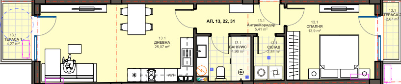 Продава 2-СТАЕН, гр. Поморие, област Бургас, снимка 2 - Апартаменти - 54638895