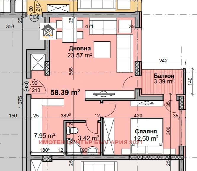 Продава 2-СТАЕН, гр. София, Малинова долина, снимка 6 - Aпартаменти - 45725048