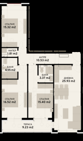 Продава 4-СТАЕН, гр. София, Овча купел 2, снимка 3 - Aпартаменти - 47361744