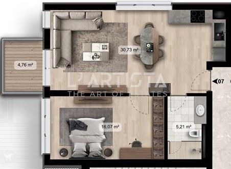 Продава 2-СТАЕН, гр. София, Дружба 2, снимка 5 - Апартаменти - 55092836