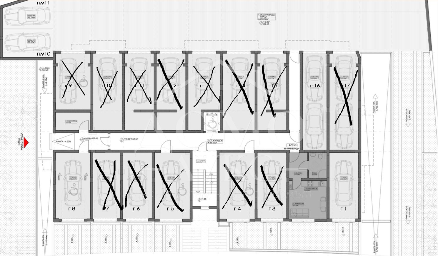 Продава ГАРАЖ, ПАРКОМЯСТО, гр. София, Дружба 2, снимка 8 - Гаражи и паркоместа - 54190742