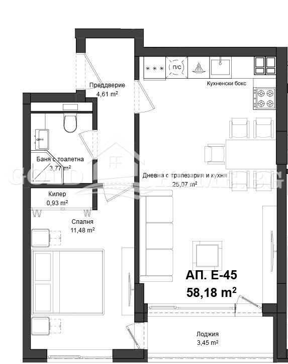 Продава 2-СТАЕН, гр. Пловдив, Гагарин, снимка 4 - Aпартаменти - 48309354