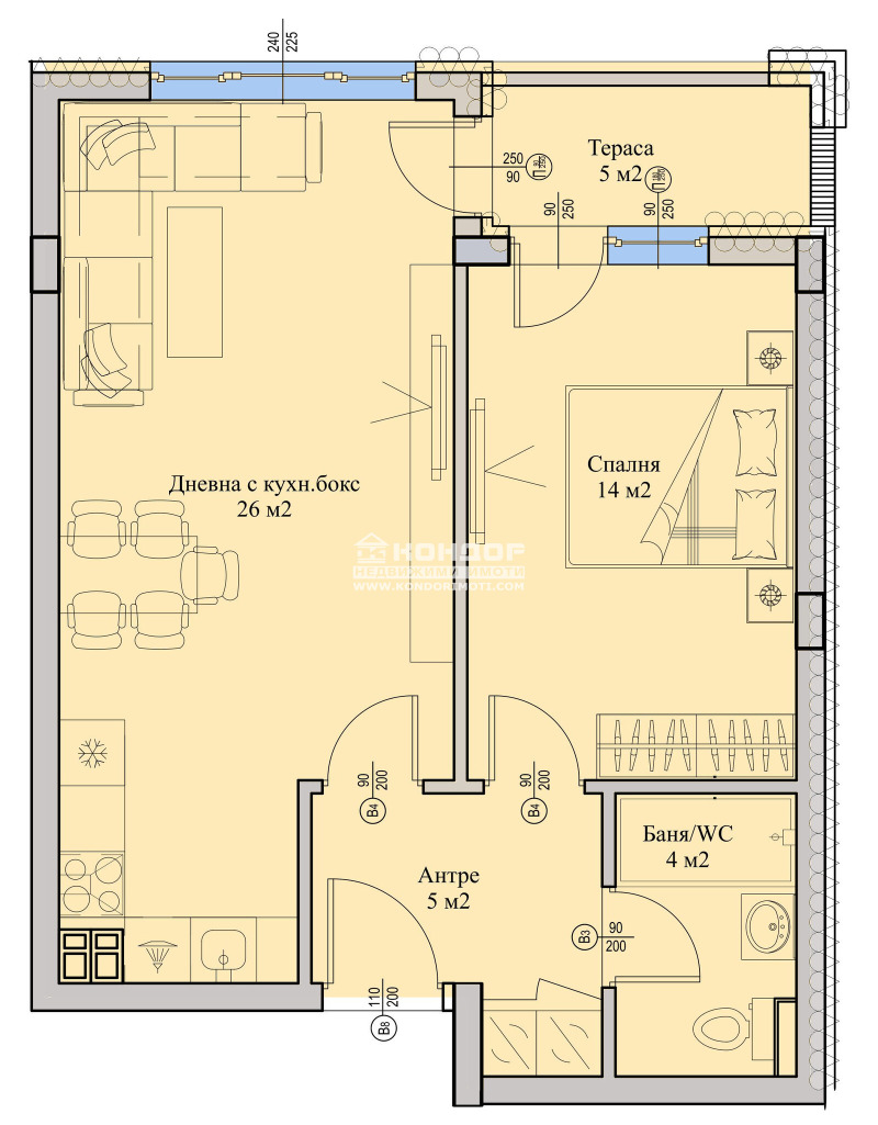 Na prodej  1 ložnice Plovdiv , Karšijaka , 73 m2 | 96116592 - obraz [5]