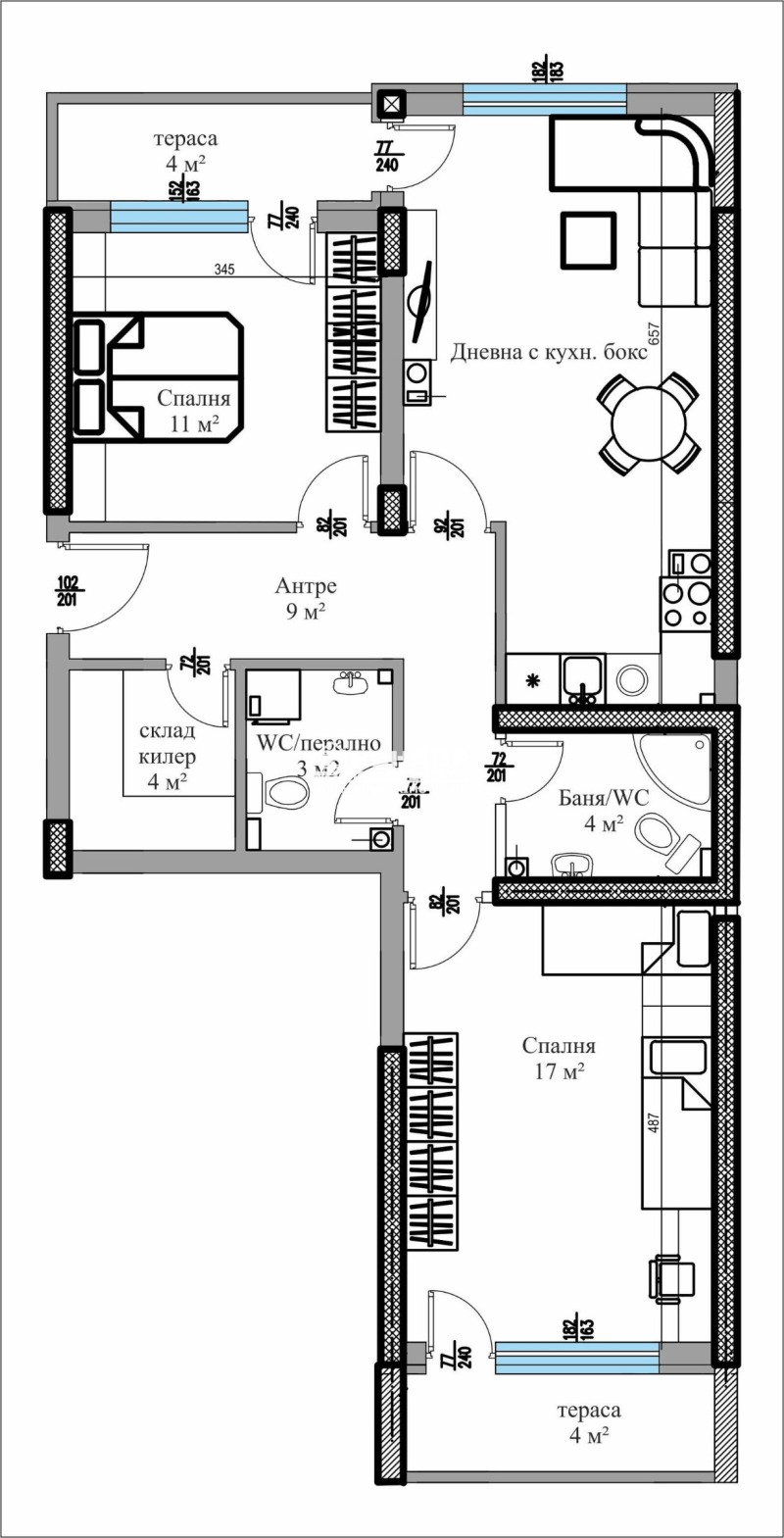 À venda  2 quartos Plovdiv , Trakiia , 110 m² | 13959183 - imagem [5]