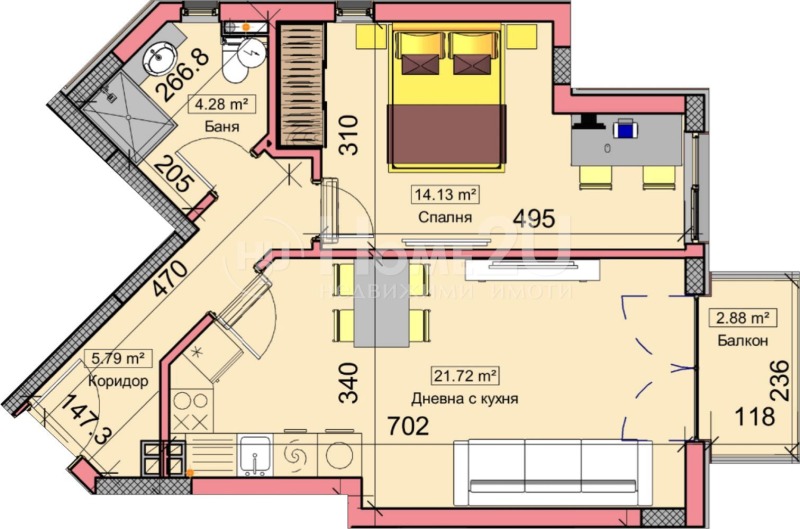 Продава 2-СТАЕН, гр. Варна, Бриз, снимка 1 - Aпартаменти - 49090621