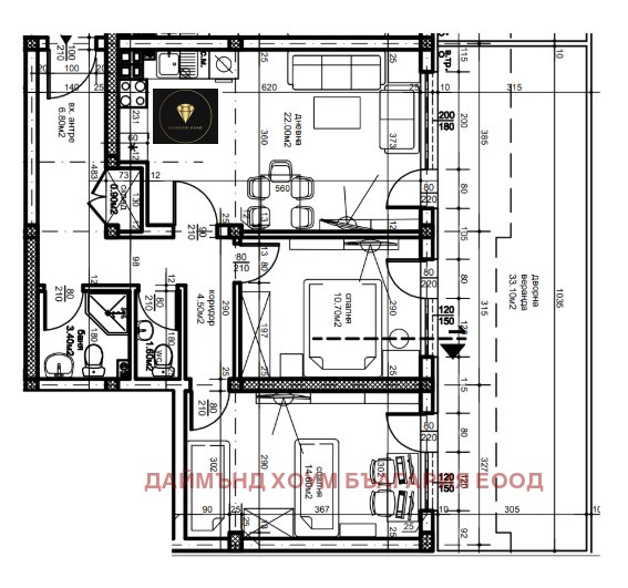 Eladó  2 hálószobás Plovdiv , Juzsen , 120 négyzetméter | 59309918 - kép [2]