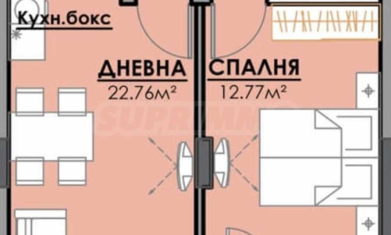 For Sale  1 bedroom Burgas , Slaveykov , 65 sq.m | 28530126 - image [2]