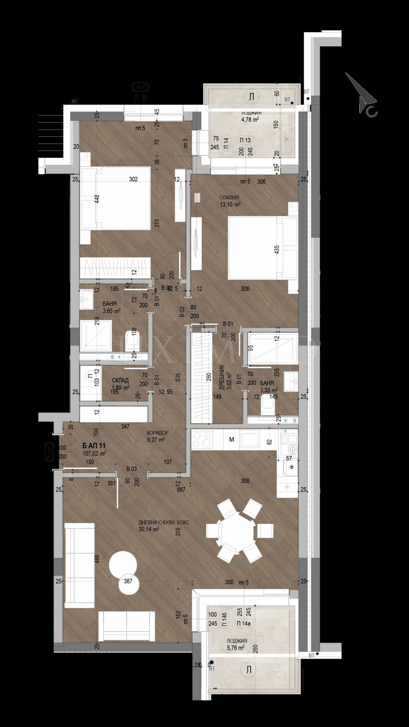 Продава 3-СТАЕН, гр. София, Витоша, снимка 4 - Апартаменти - 56348242