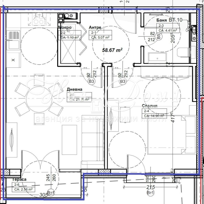 Продава 2-СТАЕН, гр. София, Оборище