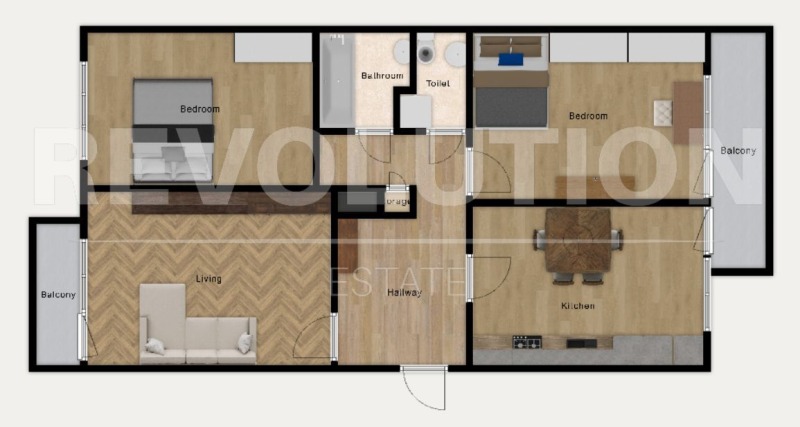 Продава 3-СТАЕН, гр. София, Медицинска академия, снимка 10 - Апартаменти - 52455933