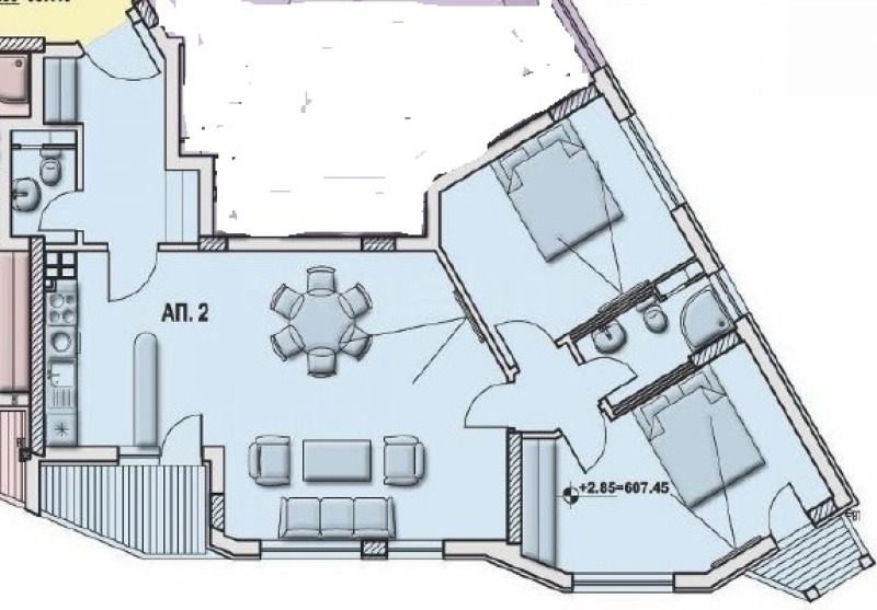 Продава 3-СТАЕН, гр. София, Манастирски ливади, снимка 4 - Апартаменти - 53439044