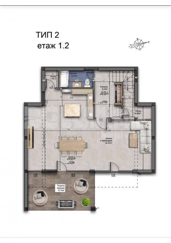 Продава КЪЩА, гр. Варна, к.к. Чайка, снимка 4 - Къщи - 55616473