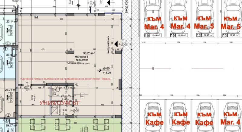 Продава МАГАЗИН, град Бургас, Хоризонт • 186000 € / 363784.38 лв. • 75519916 1