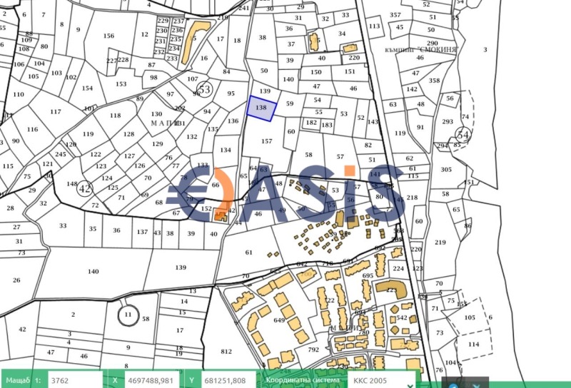 Till salu  Komplott region Burgas , Sozopol , 2000 kvm | 39961364 - bild [2]