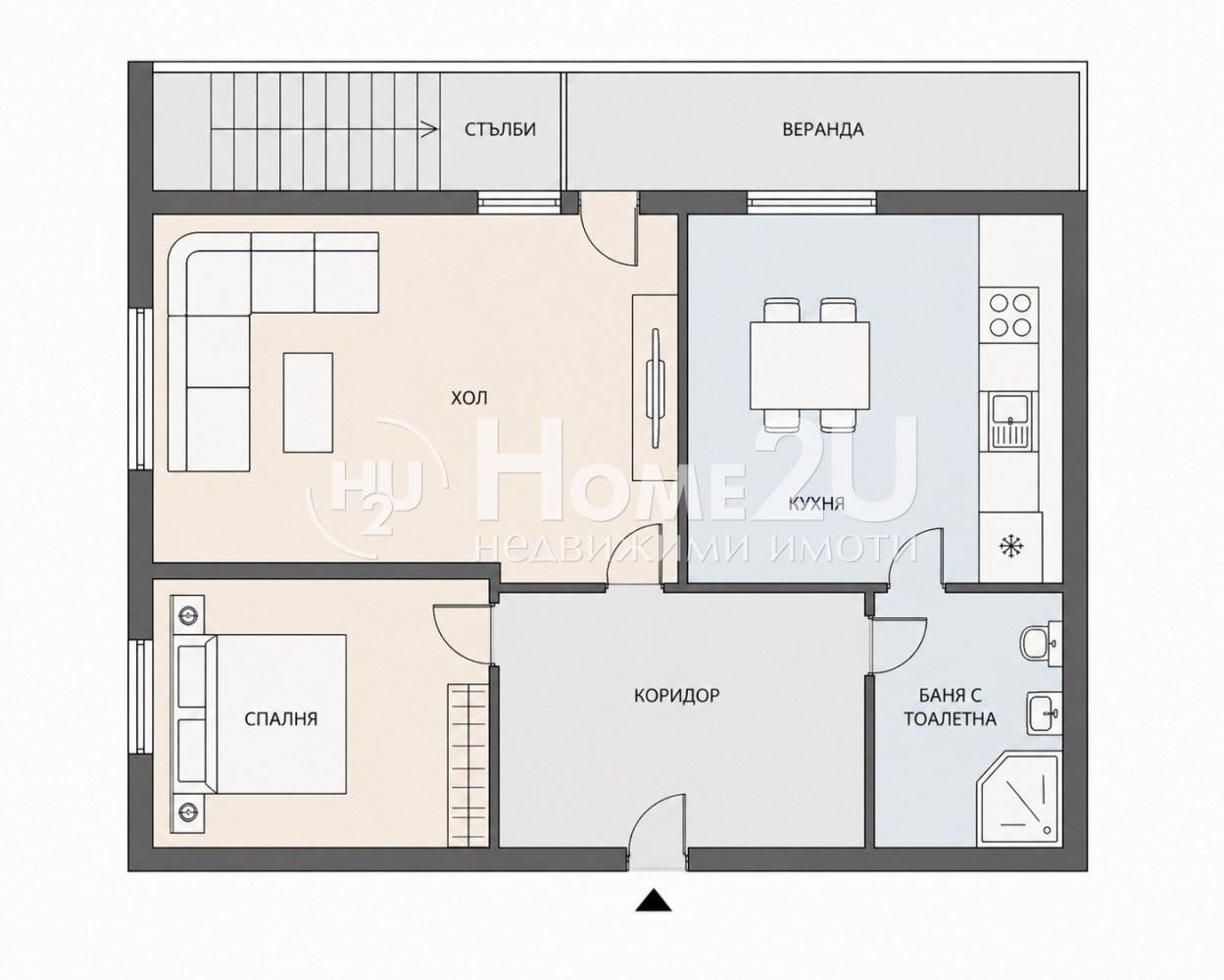 Продава 2-СТАЕН, с. Крумово, област Пловдив, снимка 10 - Апартаменти - 54425275