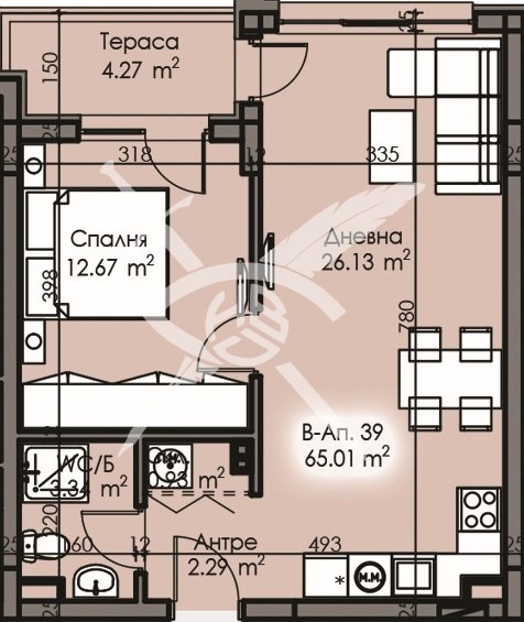 Продава 2-СТАЕН, гр. Бургас, Изгрев, снимка 1 - Aпартаменти - 48012737