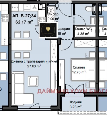 Продава 2-СТАЕН, гр. Пловдив, Христо Смирненски, снимка 2 - Aпартаменти - 48800589