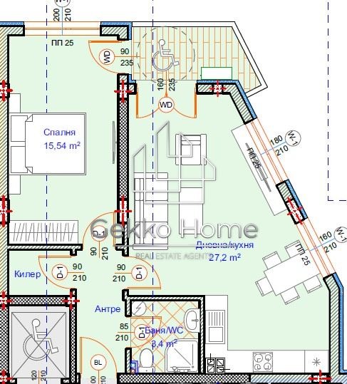 Продава 2-СТАЕН, гр. Варна, Погреби, снимка 8 - Апартаменти - 54023696