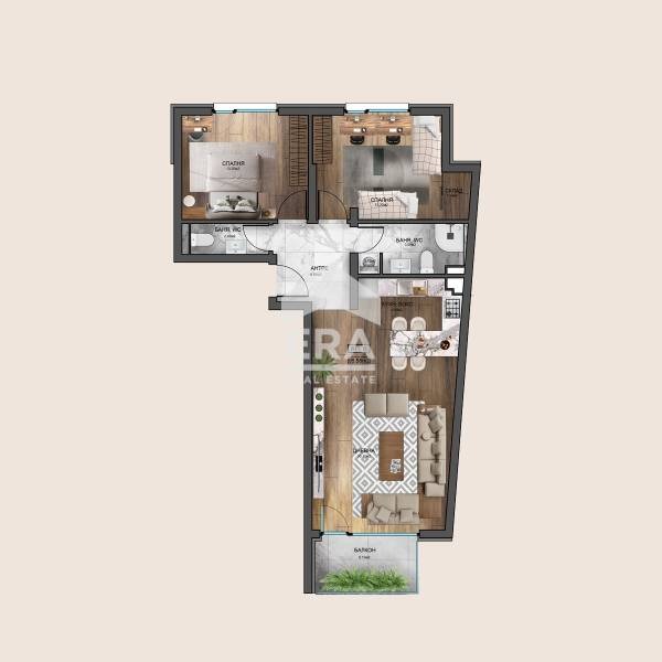 Zu verkaufen  2 Schlafzimmer Sofia , Nadeschda 2 , 111 qm | 52014525 - Bild [2]