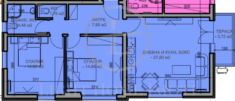 Na sprzedaż  2 sypialnie Plowdiw , Kjuczuk Pariż , 112 mkw | 74972212 - obraz [6]