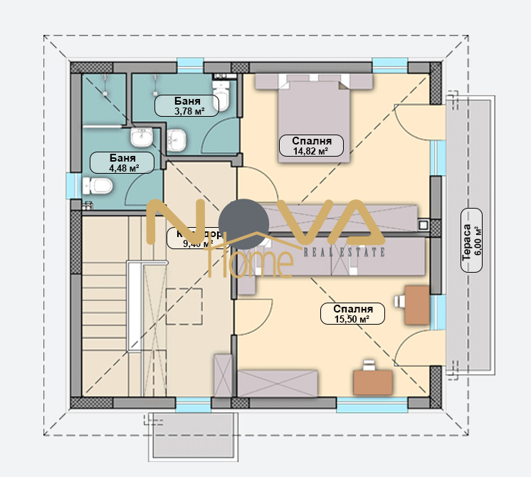 Продава КЪЩА, с. Приселци, област Варна, снимка 12 - Къщи - 52862153