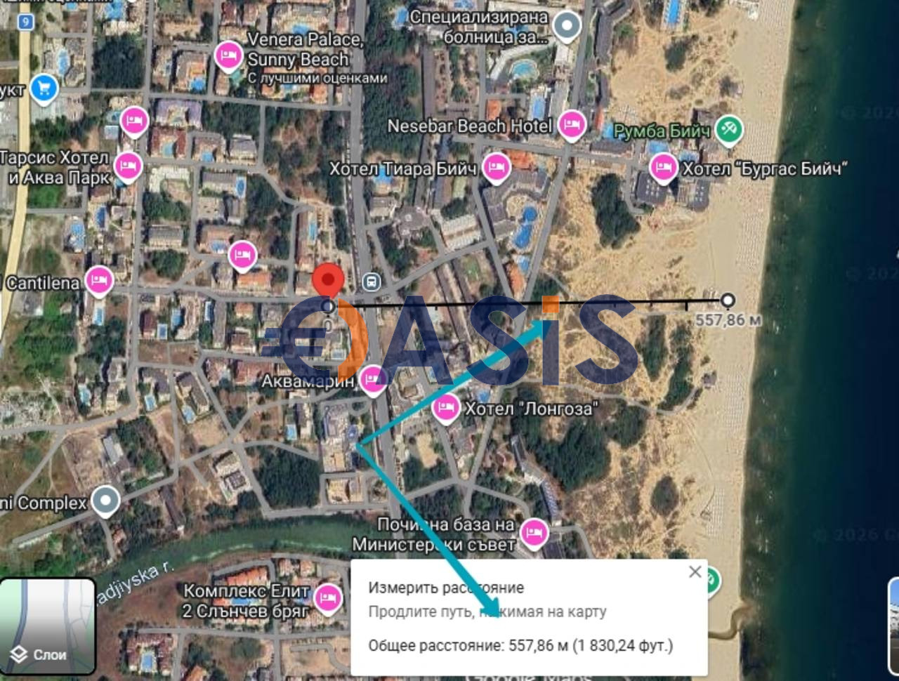 Продава 2-СТАЕН, к.к. Слънчев бряг, област Бургас, снимка 11 - Апартаменти - 53932968
