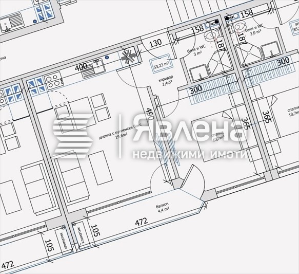 Продава 2-СТАЕН, гр. Варна, м-т Пчелина, снимка 2 - Апартаменти - 53169809