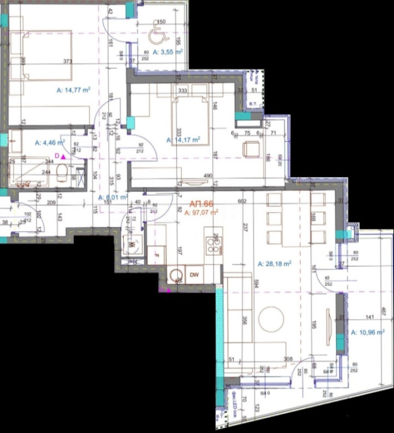 Продава 3-СТАЕН, гр. Бургас, Братя Миладинови, снимка 2 - Апартаменти - 53119918