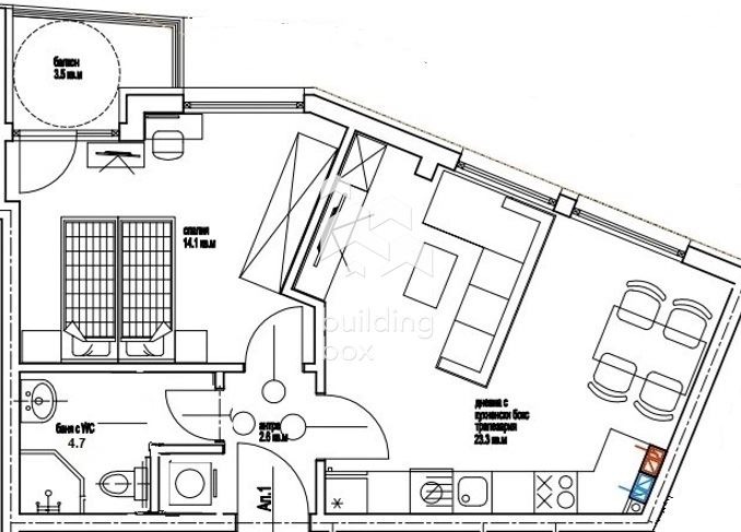 Продава 2-СТАЕН, гр. Варна, Аспарухово, снимка 2 - Aпартаменти - 48875947