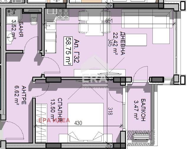 Продава 2-СТАЕН, гр. София, Манастирски ливади, снимка 2 - Апартаменти - 53996156