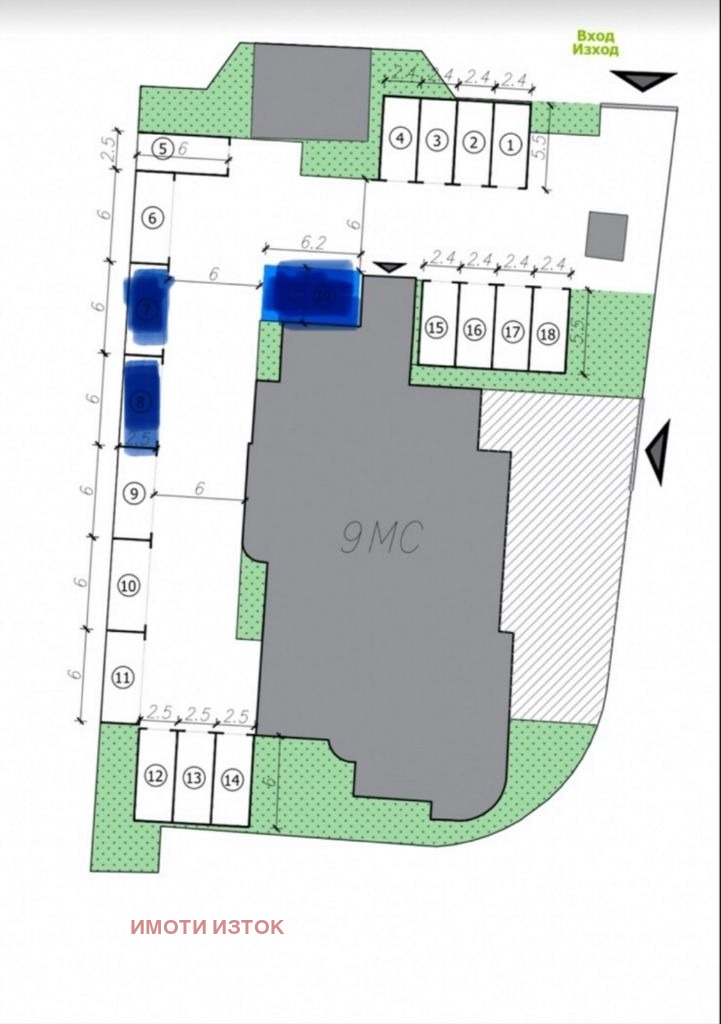 Продава ГАРАЖ, ПАРКОМЯСТО, гр. Перник, Изток