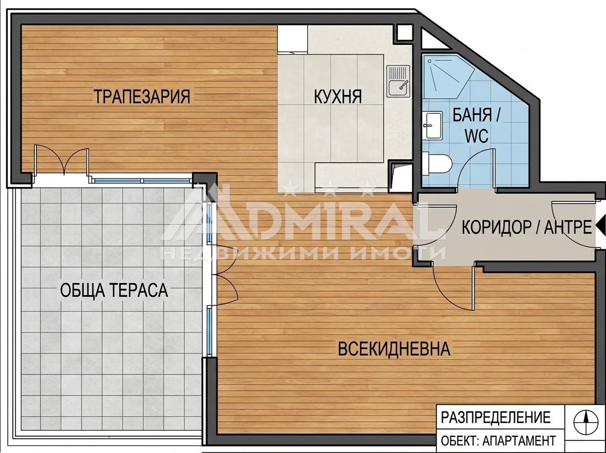 Продава 2-СТАЕН, гр. Бургас, Възраждане, снимка 2 - Апартаменти - 56054127