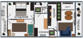 2 yatak odası Centar, Sofia