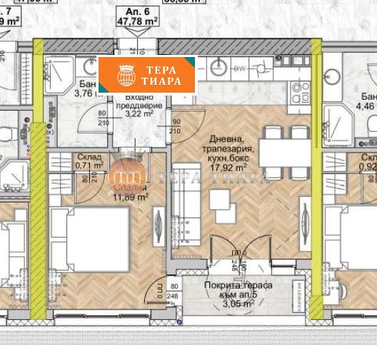Продава 2-СТАЕН, гр. София, Люлин 8