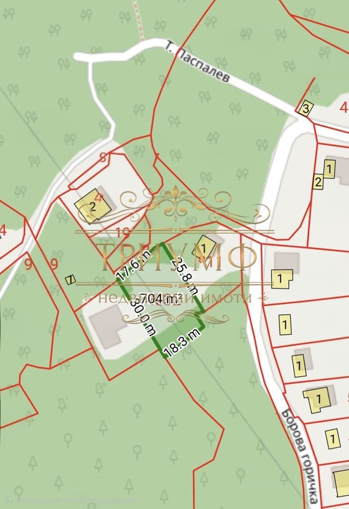 Satılık  Komplo Varna , m-t Manastirski rid , 703 metrekare | 88773430 - görüntü [2]