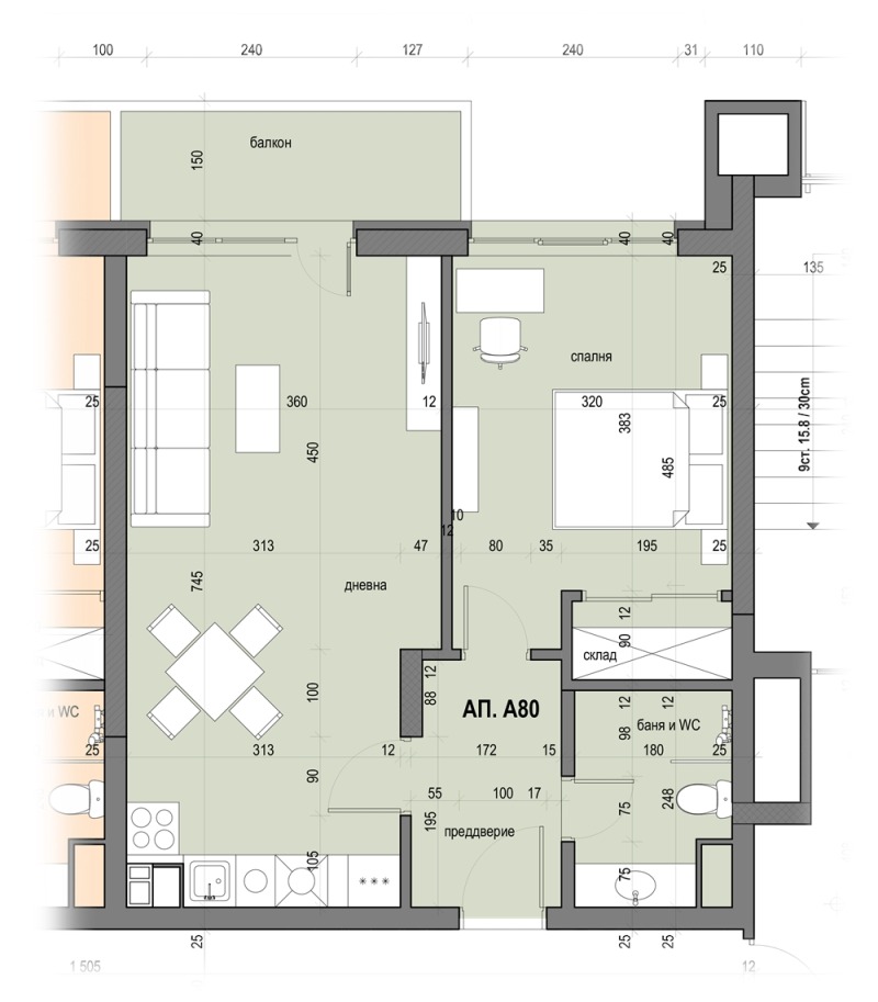 Na sprzedaż  1 sypialnia Sofia , Krasno selo , 75 mkw | 23219239