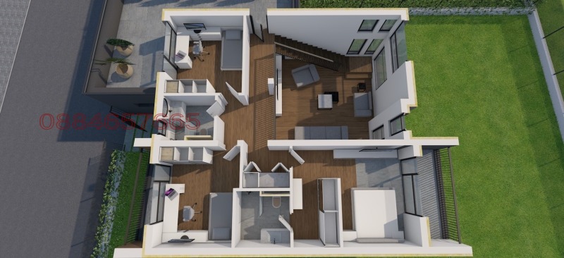 Продава КЪЩА, с. Равно поле, област София област, снимка 15 - Къщи - 52702895