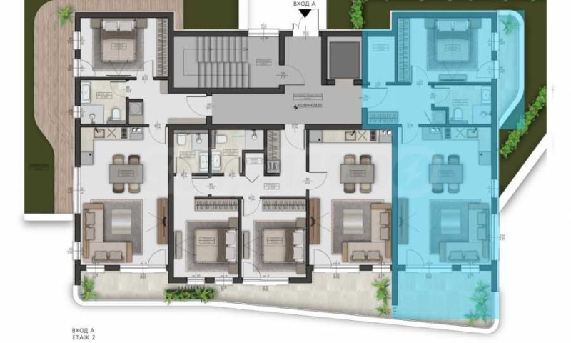 Продава  2-стаен област Добрич , с. Топола , 106 кв.м | 43910138 - изображение [12]