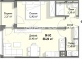 Продава  2-стаен град София , Кръстова вада , 68 кв.м | 67785194 - изображение [4]