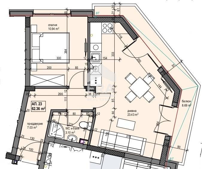 Til salg  1 soveværelse Sofia , Banishora , 73 kvm | 56262447