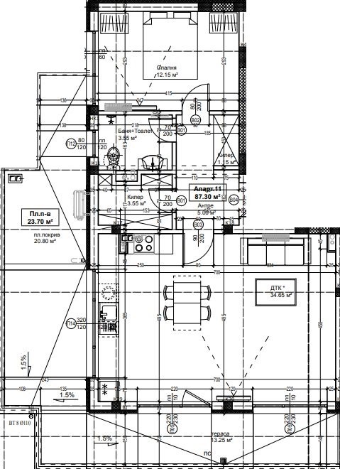 Продава 2-СТАЕН, гр. Варна, Виница, снимка 10 - Апартаменти - 56734137
