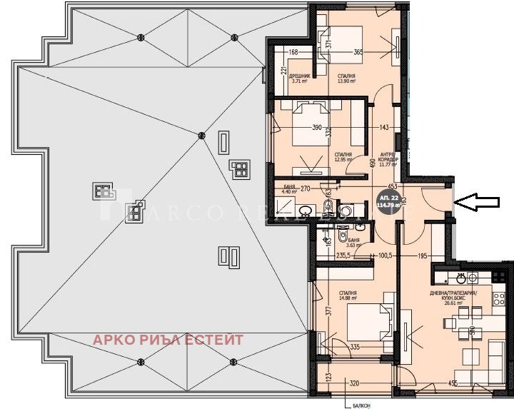 Продава  4-стаен град София , Младост 4 , 134 кв.м | 97760890 - изображение [2]