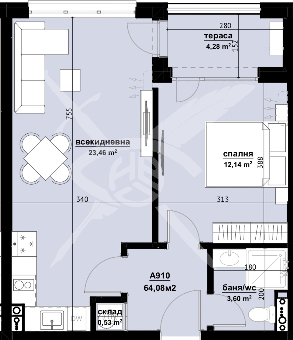 Продава 2-СТАЕН, гр. Бургас, област Бургас
