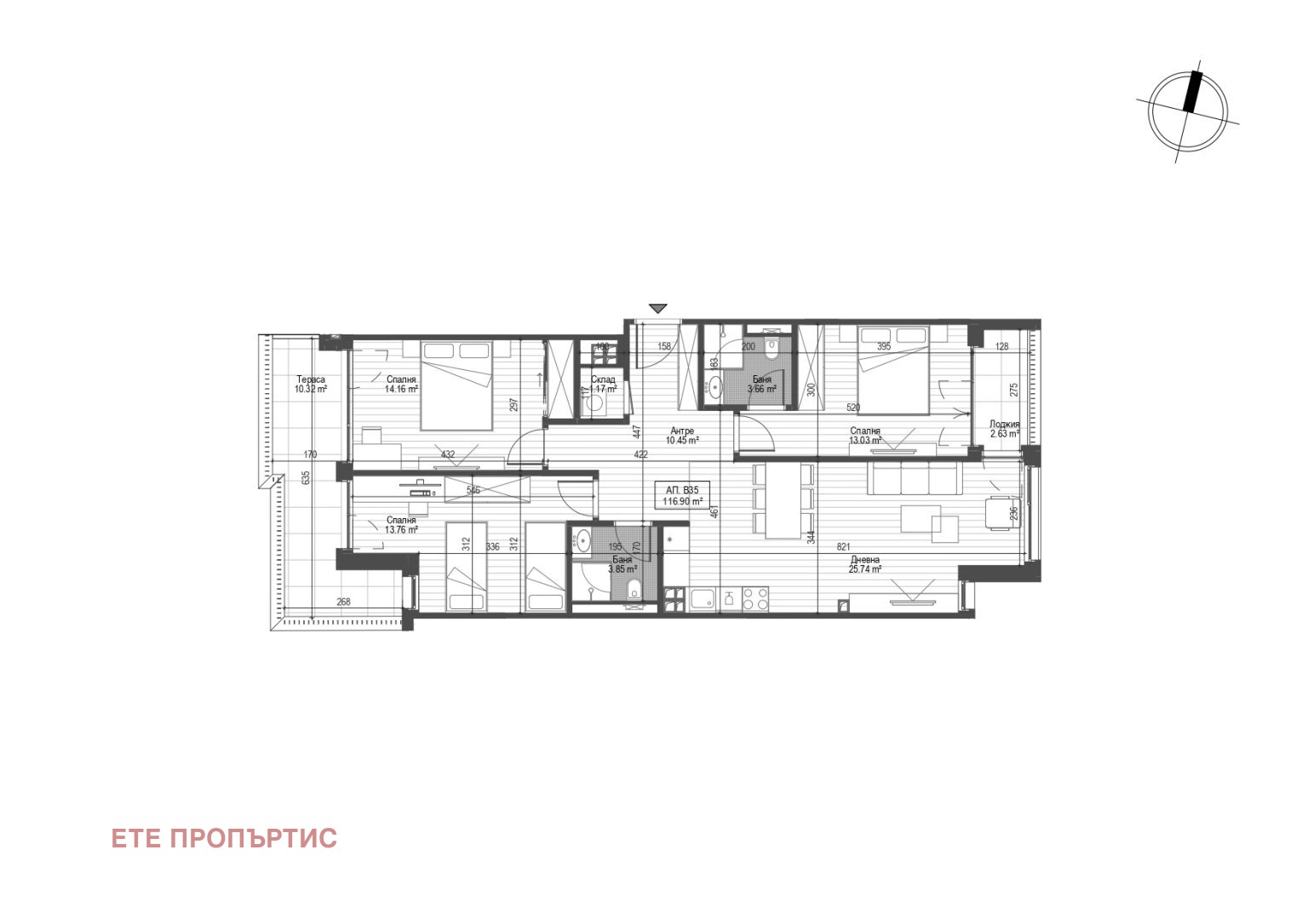Продава 4-СТАЕН, гр. София, Център, снимка 2 - Апартаменти - 47040716