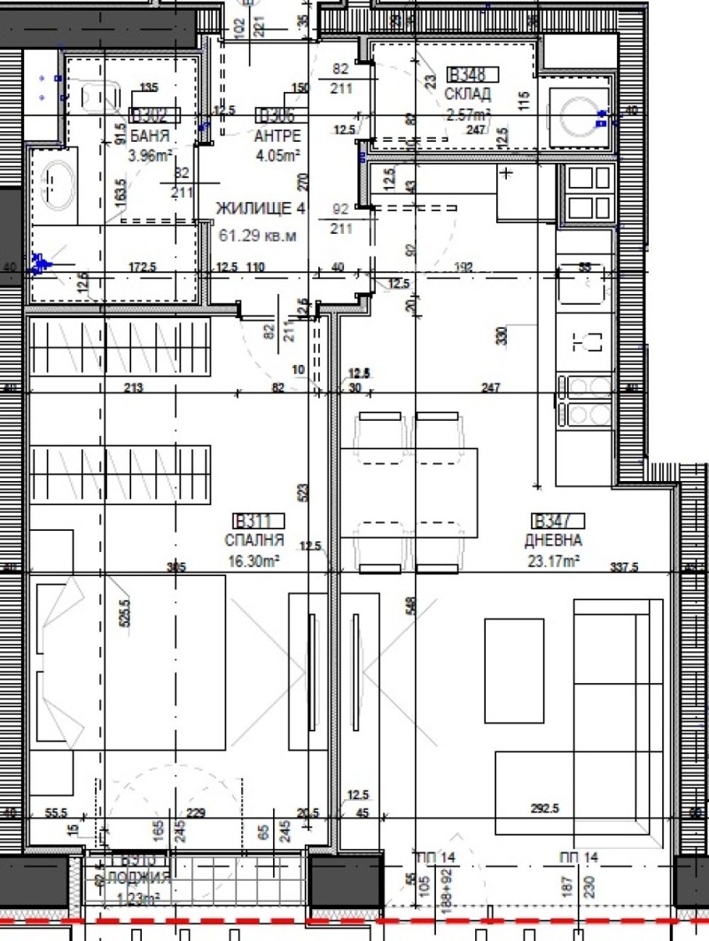 Till salu  1 sovrum Sofia , Centar , 81 kvm | 76611192 - bild [4]