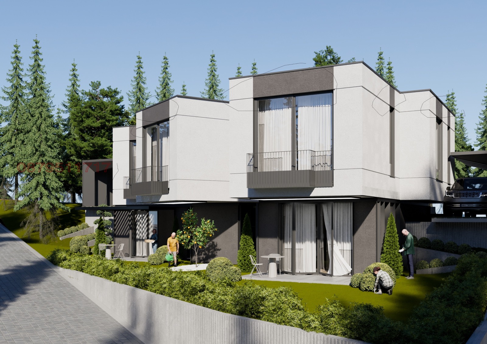 Продава КЪЩА, гр. София, с. Бистрица, снимка 2 - Къщи - 53628999